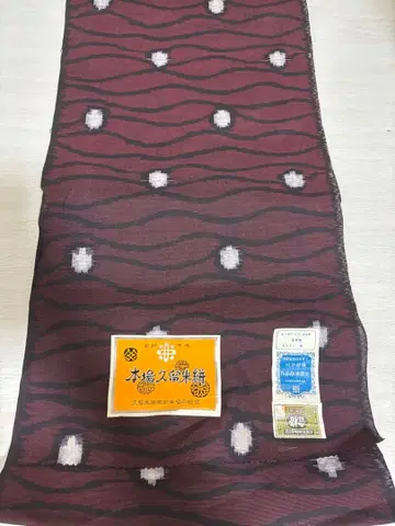 본고메 가스리 물방울 패턴 옷감