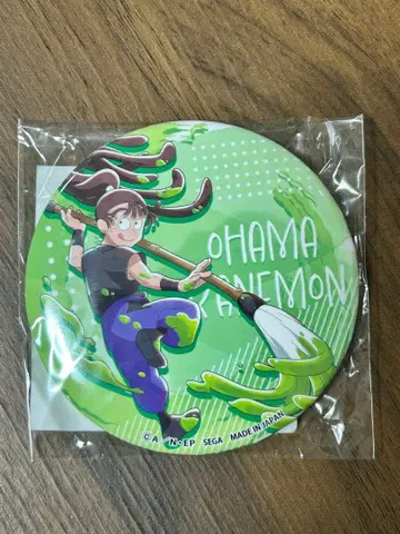 닌타마 란타로 세가 럭키 쿠지 캔뱃지 오하마 칸에몬