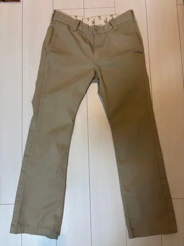 60s 복각 콜라보 Lee 나노 유니버스 베이지 치노 팬츠