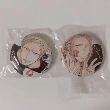 기븐 캔뱃지 아키히코&하루키