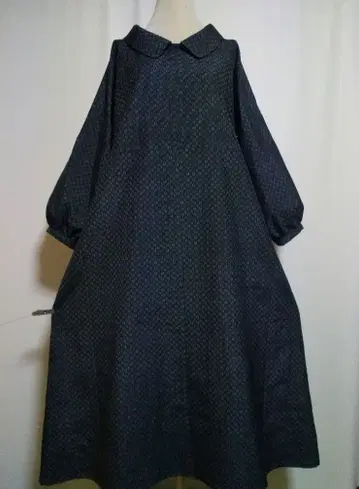 기모노 리메이크 / 돌먼 소매 / 카라 달린 원피스 사이즈 LL~3L