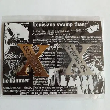 1991 FILM GIGS 한정판 핀 배지 골드 실버 세트 X JAPAN