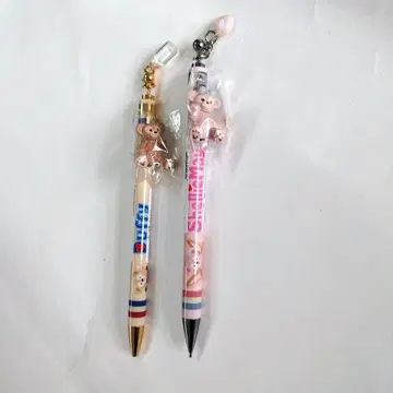 도쿄디즈니씨 한정판 더피&셰리메이 볼펜 샤프