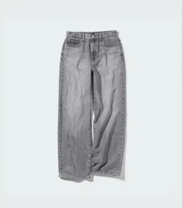새상품급 UNIQLO 와이드 스트레이트 청바지 22