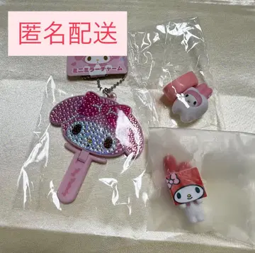 마이멜로디 미니 거울 참 슬립 페이스 이빨이 되었습니다 가챠