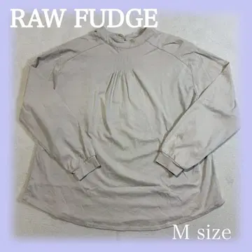 RAW FUDGE (로우패지) 긴팔 티셔츠 밴딩 넥 티셔츠