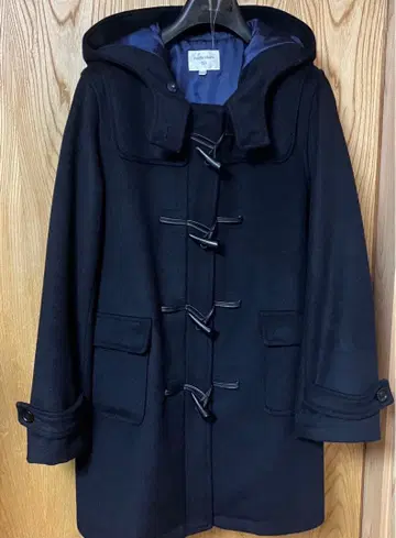 네이비 더플 코트 후드 부착 11호
