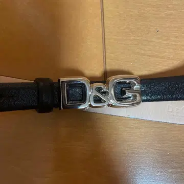 D&G 가죽 벨트 블랙