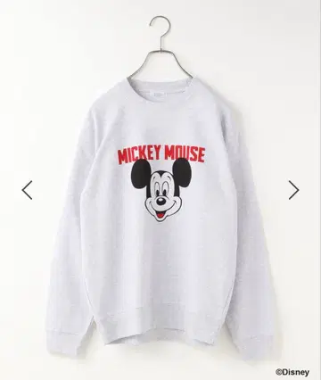 LOWRYS FARM 미키 기모 풀오버 LS