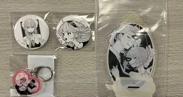 아크릴 스탠드 아크릴 키링 캔 배지 세트