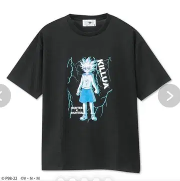 아베일 헌터헌터 T셔츠 키루아 L 스티커 한정판 콜라보 UT