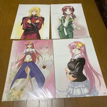 건담 seed 포스터 애니메이트 4장 세트