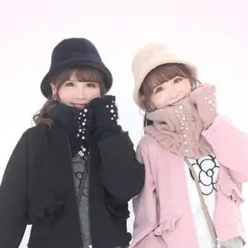 앤드러브 펄 비쥬 넥워머 [ 미사용 새상품 ]