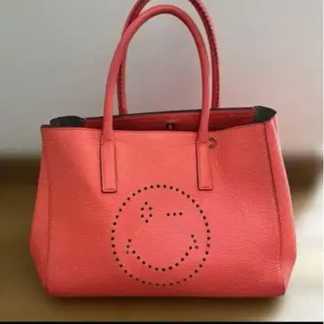 안야 힌드마치 스마일리 토트백