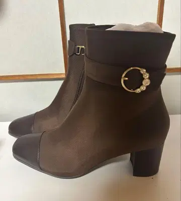 새상품급 RANDA 부츠 브라운 LL 사이즈 25cm