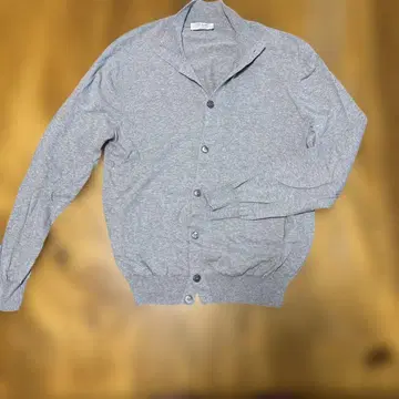 Gran Sasso 그레이 코튼 가디건