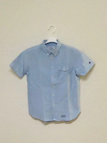 Champion 반팔 셔츠 M 라이트 블루