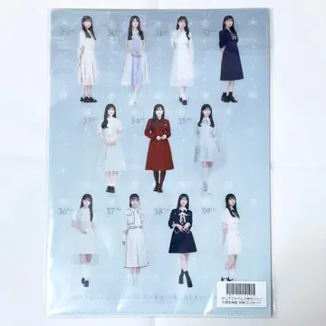 쿠보 시오리 졸업 콘서트 클리어 파일 2장 세트