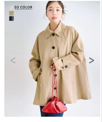 [HARUKA DESIGN] 2wayA 라인 트렌치코트