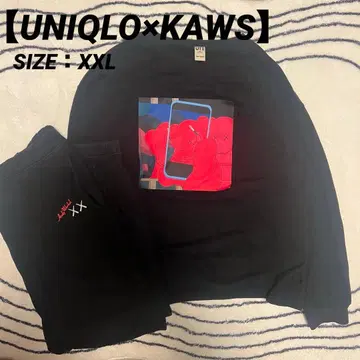 UNIQLO x KAWS 맨투맨 셋업 XXL