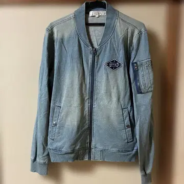 TASTY BLUE 데님 봄버 자켓