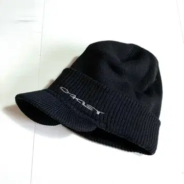 90s00s OAKLEY Archive 바이저 니트 비니 블랙