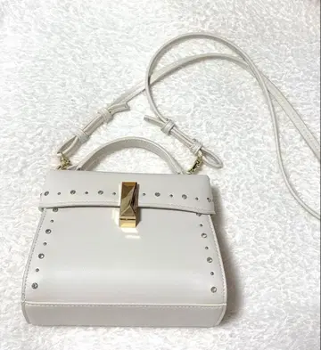 CELFORD 뤼탕 비쥬 스터드 미니백 아이보리