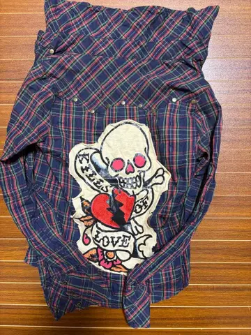 가격 인하! 에드하디풍 체크 셔츠