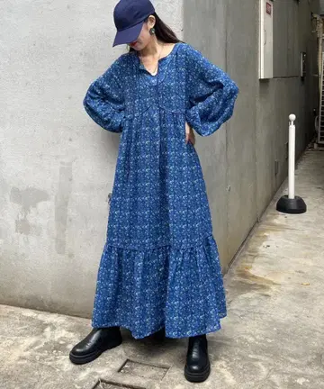 차오패닉 티피 꽃무늬 롱 원피스