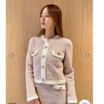 SNIDEL 토끼해 한정판 트위드 가디건