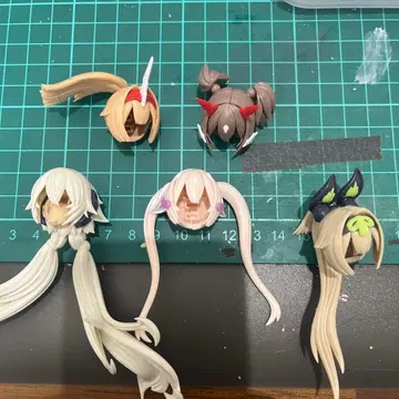 메가미 디바이스 캐릭터 모델 키트 머리카락 부품 세트