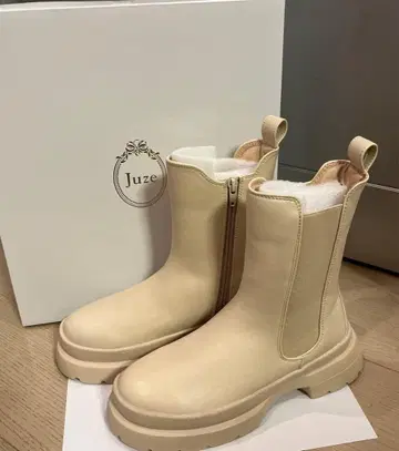 VIS 사이드 고어 부츠 아이보리 미사용 새상품 택 포함 M