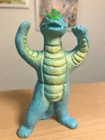 포피 당시 물건 괴인 소프트 비닐 도마뱀론 새상품급