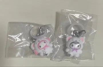 가챠가챠 메지루시 액세서리 푹신푹신 스노우 마이멜로디 쿠로미 1