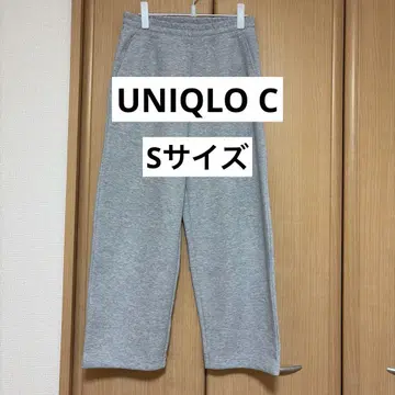 [UNIQLO] 맨투맨 와이드 팬츠/표시 사이즈 그레이 S 사이즈