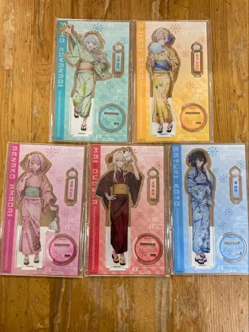 내가 연인이 될 리 없어! 교마후 아크릴 스탠드 와타나레 유카타 전종