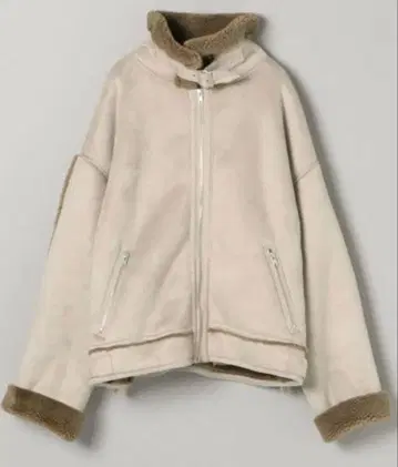 JEANASIS 보아 B-3 베이지 무스탕 자켓