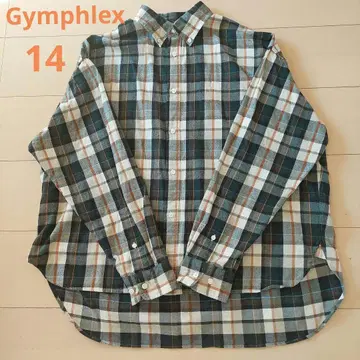 Gymphlex 체크 무늬 긴팔 플란넬 셔츠 14