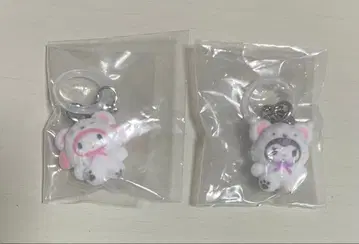 가챠가챠 메지루시 액세서리 폭신폭신 스노우 마이멜로디 쿠로미 3