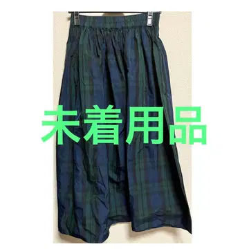 티어 클라세 [세탁 가능] 메모리 타프타 체크 스커트