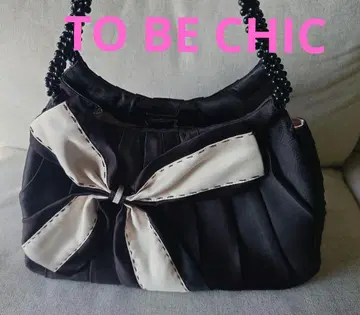 TO BE CHIC 리본 디자인 핸드백