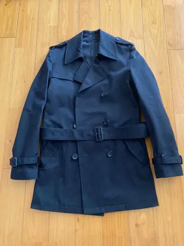 리튬옴 LITHIUM HOMME 블랙 트렌치코트 44 S 사이즈