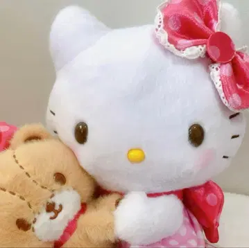 헬로키티 타이니참 페어 봉제 인형