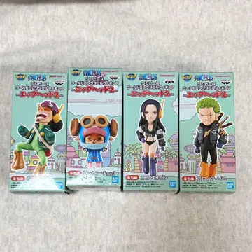 원피스 피규어 4체 세트 월드 컬렉션 에그 헤드