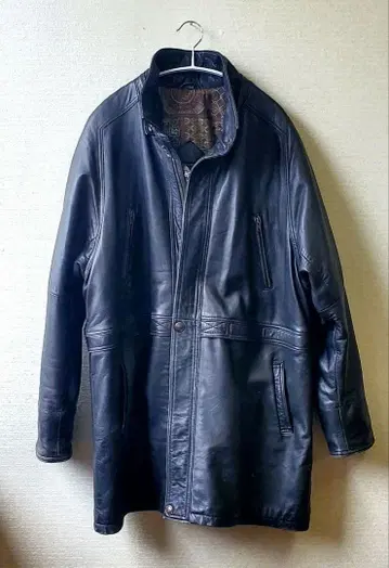가죽 자켓 사이즈 LL 블랙