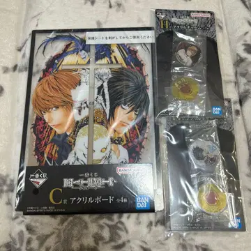 데스노트 DEATHNOTE 제일복권 1번 복권 C상 아크릴 보드 세트