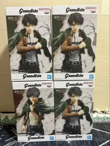 진격의 거인 Grandista 엘렌 1체 리바이 3체의 4체 세트