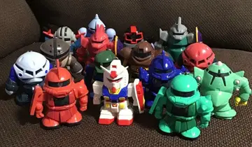 레어 건담 라이트 부착 키링 15종 컴플리트 세트