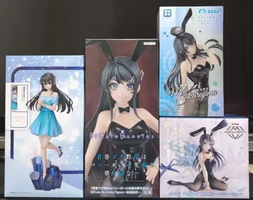 청춘 돼지 녀석 사쿠라지마 마이 피규어 4체 세트