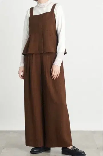 globe 트위드 뷔스티에 & 와이드 팬츠